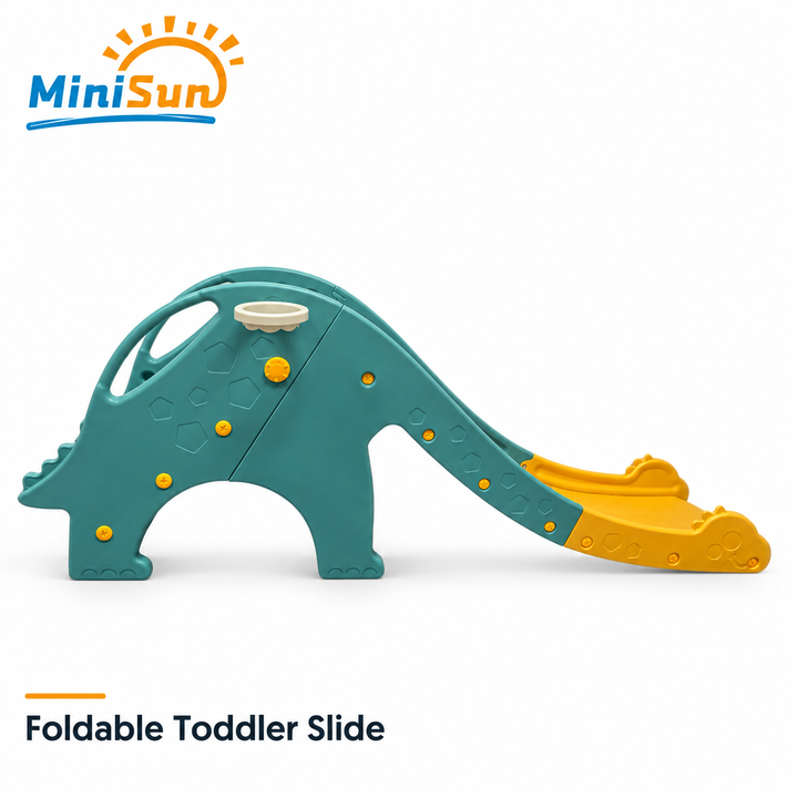 Foldable toddler slide