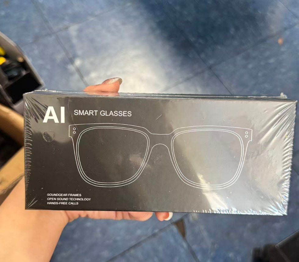 Smart Audio Glasses – Open-Ear Audio & Hands-Free Calls: actual stock product photo