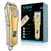 VGR Hair Clippers, Professional Hair Cutting Kit for Men, USB Cord/Cordless Rechargeable Hair Trimmer Set with LED Display, Model V-181