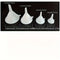 4-Piece Plastic Funnel Set for Kitchen, White Multi-Size Portable Household Oil Funnel Kit