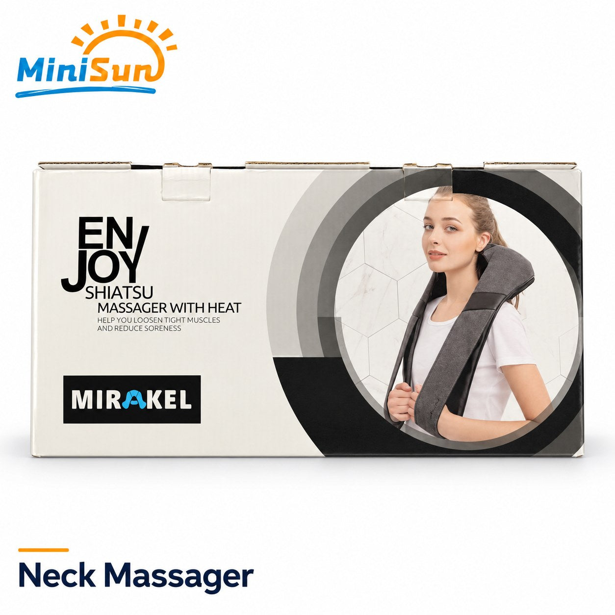 Mirake Shiatsu Neck & Shoulder Massager: actual stock product photo
