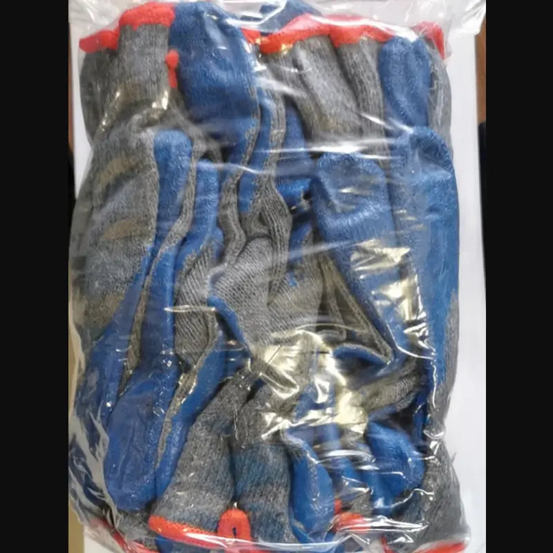 12 pairs/pack Work Gloves Rubber Latex Texture Coated Safety Gloves, Heavy Duty Mechanic Gloves with Grip Latex Coating Gardening and Work Nylon Nitrile Breathable Nitrile Foam Coated Utility Gloves for Insulated Grip Garden Work Gloves for Men Women