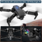 Drone with 4K Dual Camera for Adults, RC Quadcopter WiFi FPV Live Video, Altitude Hold, Headless Mode, One Key Take Off for Kids or Beginners with 2 Batteries, Carrying Case